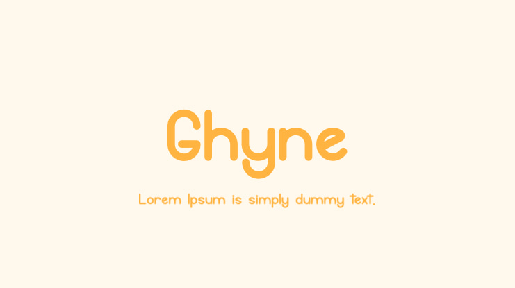 Ghyne Font