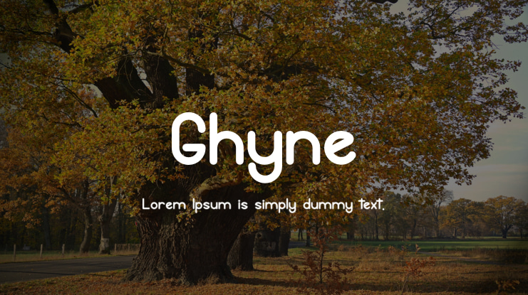 Ghyne Font