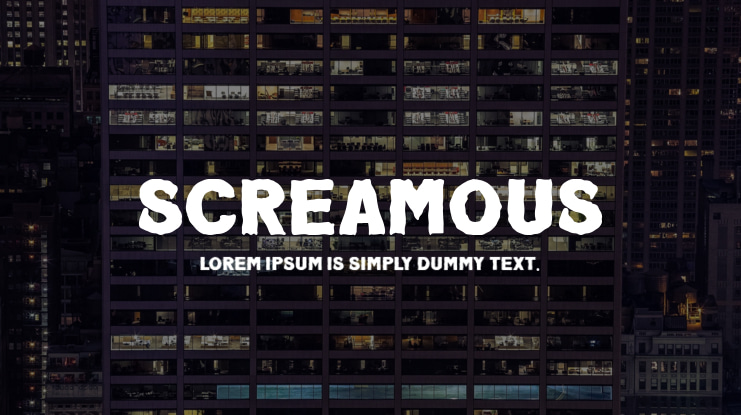 Screamous Font