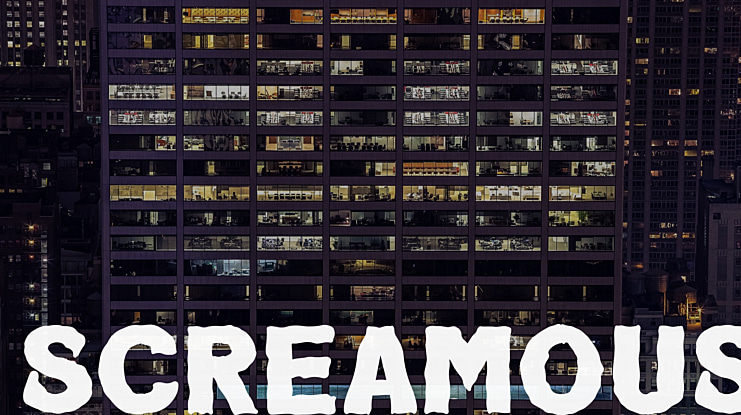 Screamous Font