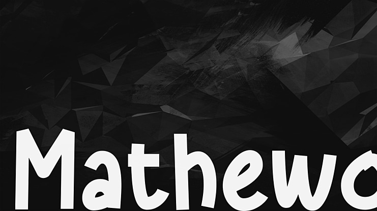 Mathewo Font