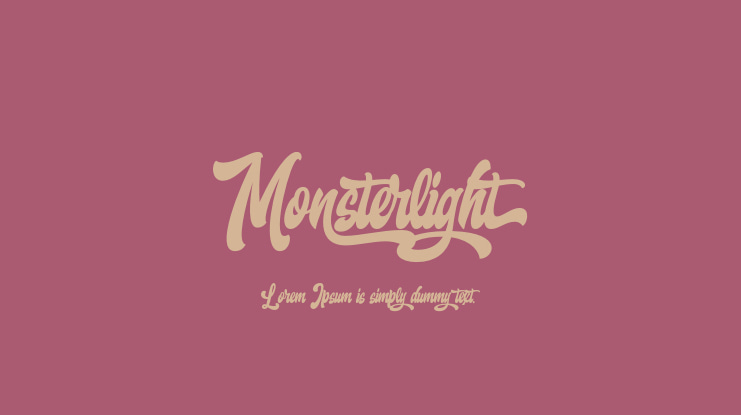 Monsterlight Font