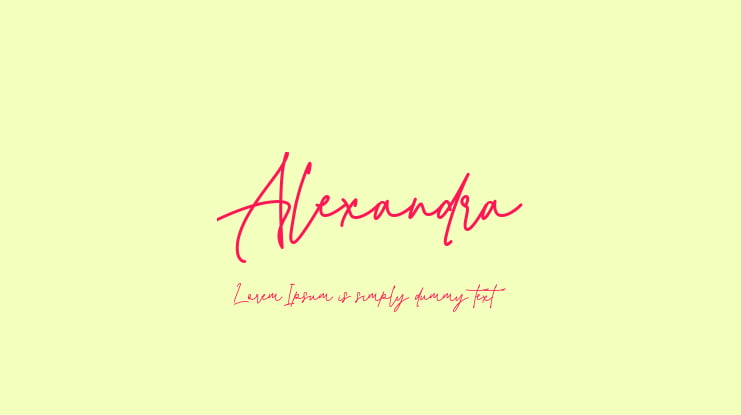 Alexandra Font
