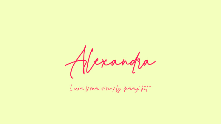 Alexandra Font