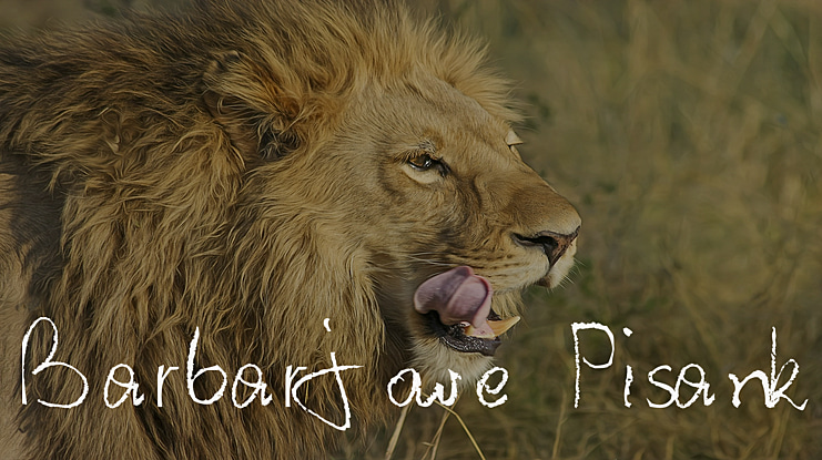 Barbarjowe Pisanie Font