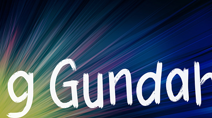 g Gundah Font