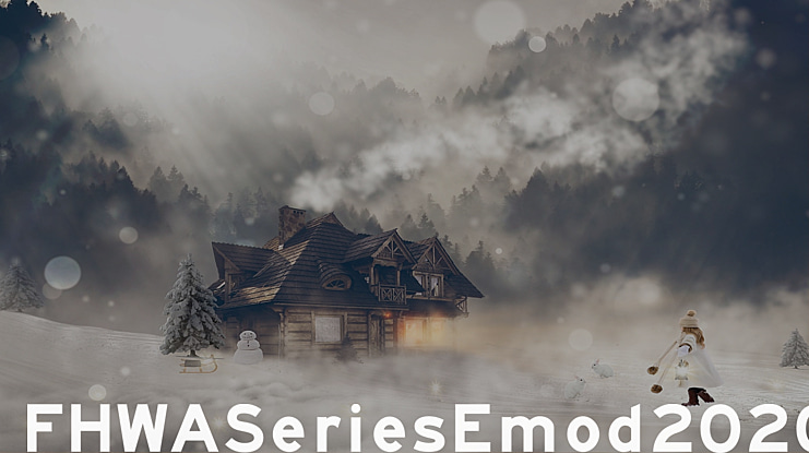 FHWASeriesEmod2020 Font Family