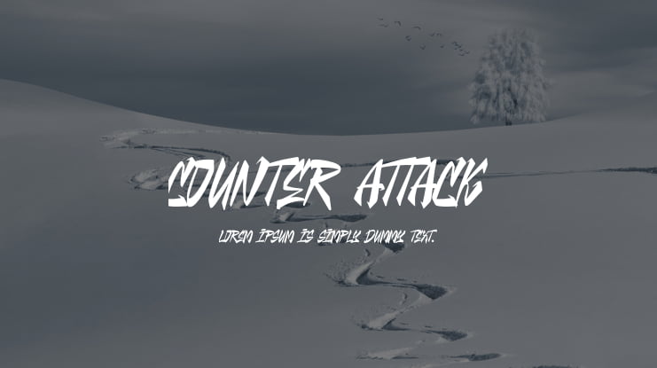 Counter Attack Font