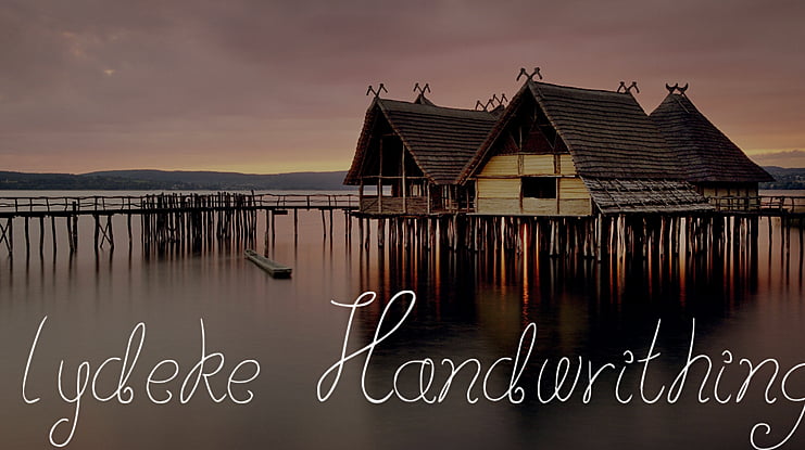 Lydeke Handwrithing Font