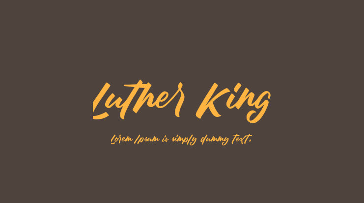 Luther King Font
