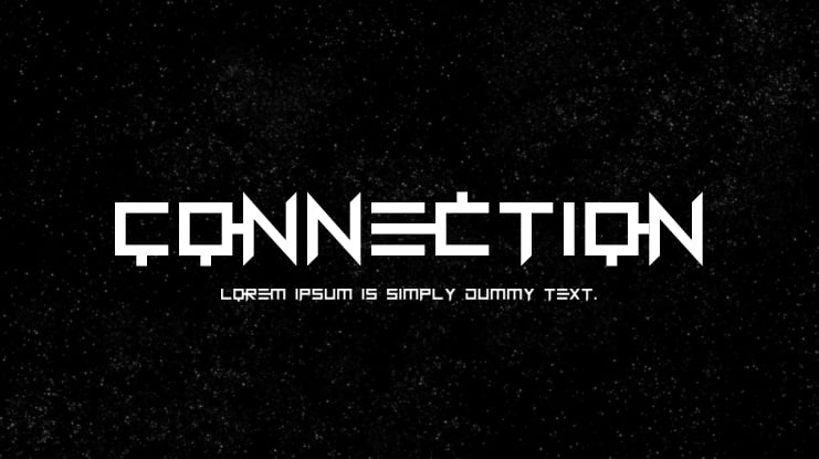 Connection Font Family
