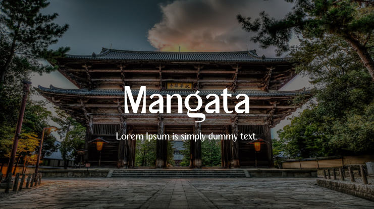 Mangata Font Family