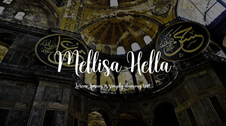 Mellisa Hella Font