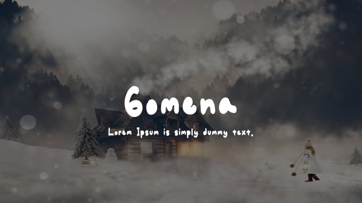 Gomena Font