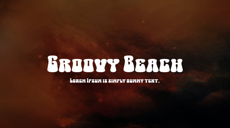 Groovy Beach Font Family