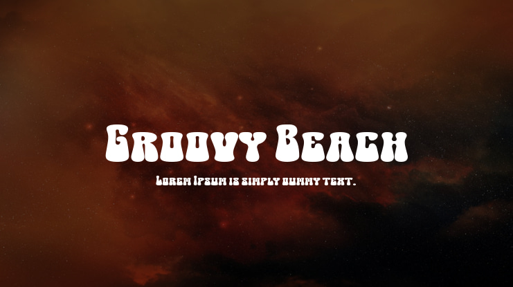 Groovy Beach Font Family
