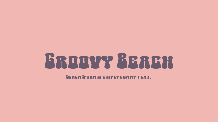 Groovy Beach Font Family