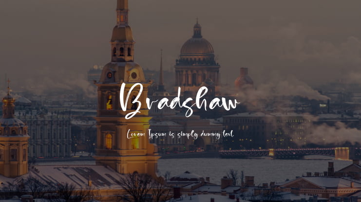 Bradshaw Font