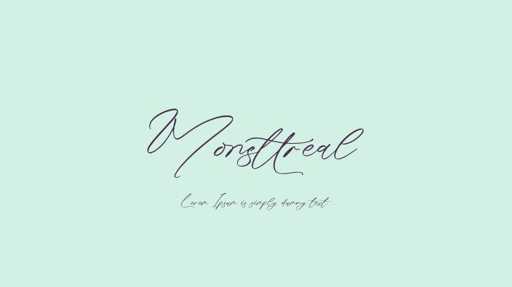 Monsttreal Font