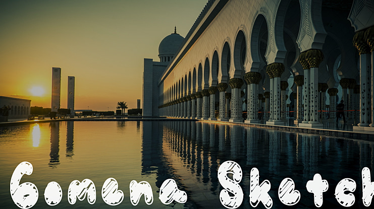 Gomena Sketch Font