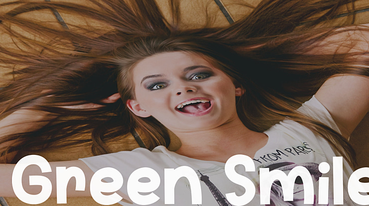 Green Smile Font