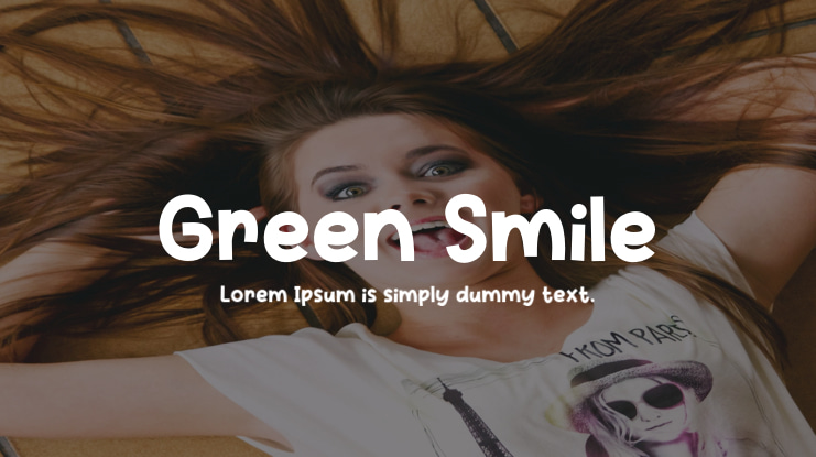 Green Smile Font