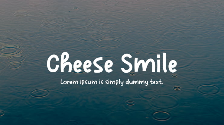 Cheese Smile Font