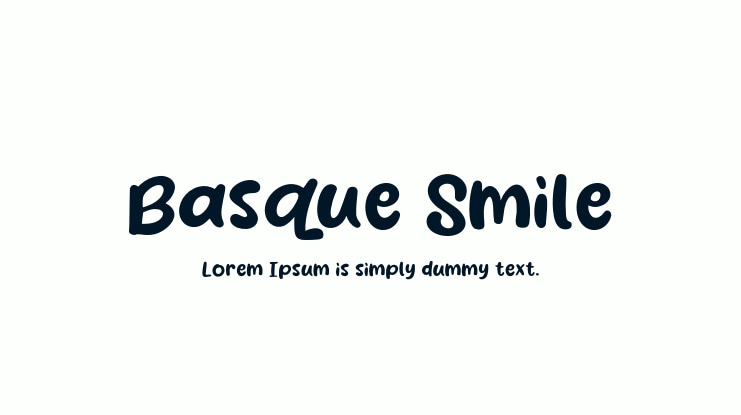 Basque Smile Font