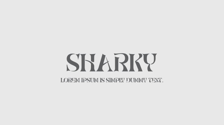 Sharky Font