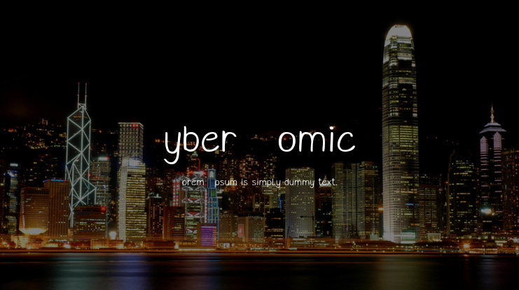 Cyber Komic Font