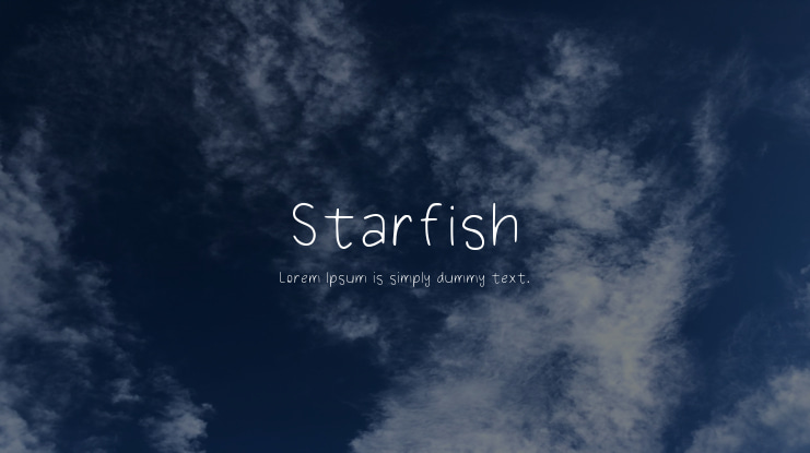 Starfish Font
