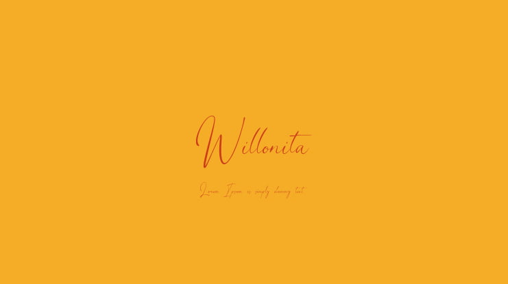 Willonita Font