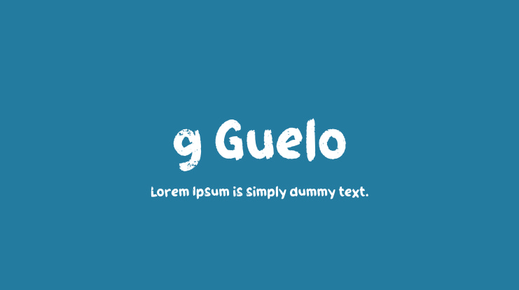 g Guelo Font