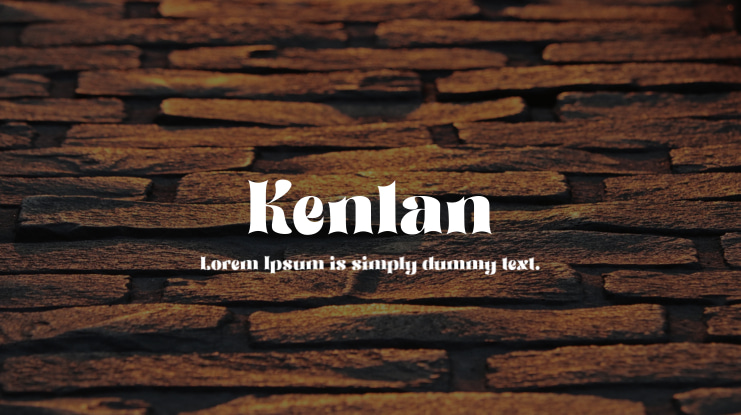Kenlan Font