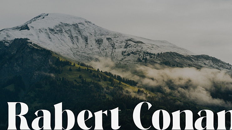 Rabert Conan Font Family