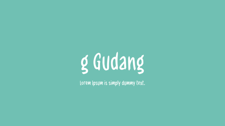 g Gudang Font