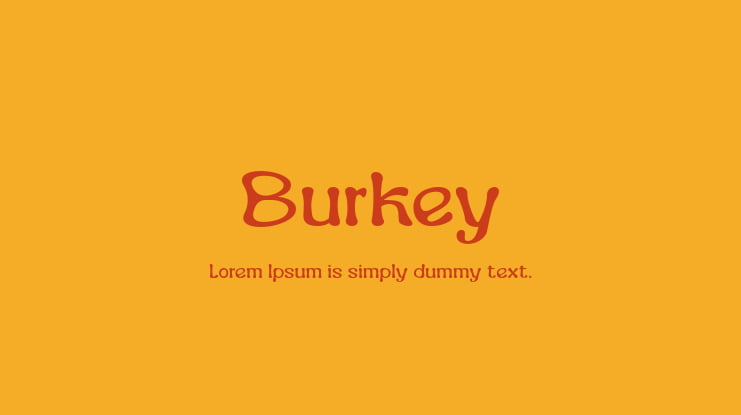 Burkey Font Family