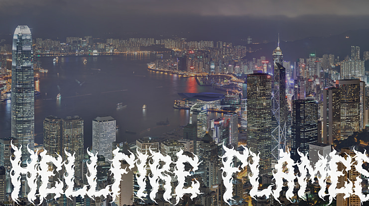 Hellfire Flames Font