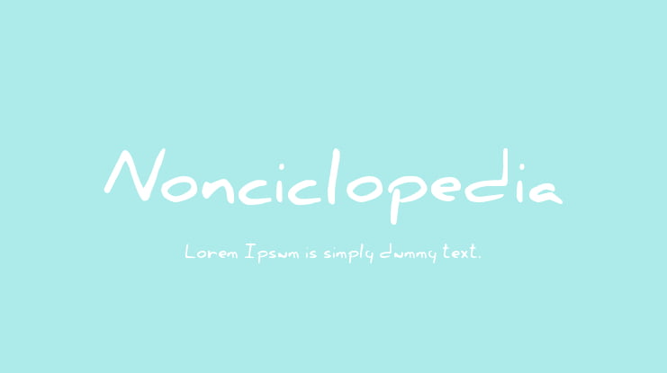 Nonciclopedia Font