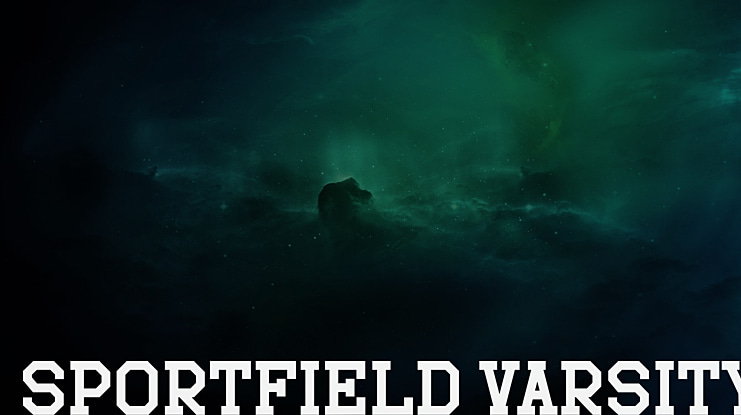 Sportfield Varsity Font