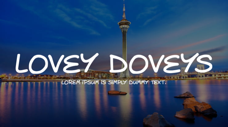Lovey Doveys Font Family