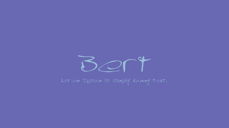 Bert Font