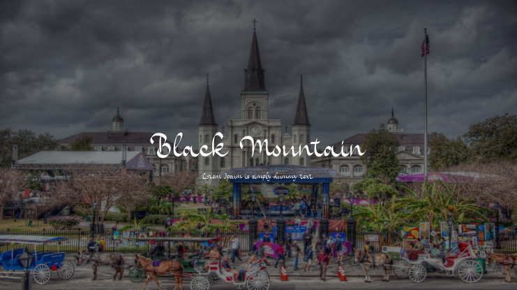 Black Mountain Font