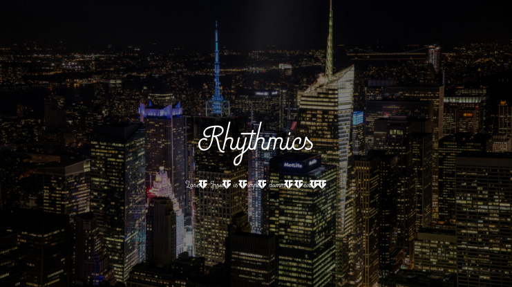 Rhythmics Font Family
