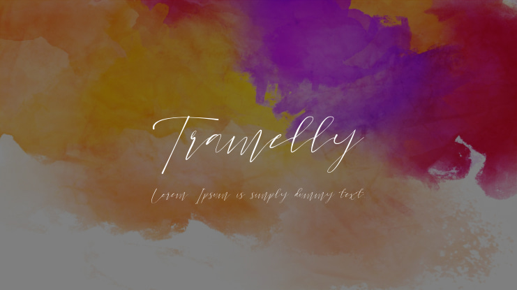 Tramelly Font
