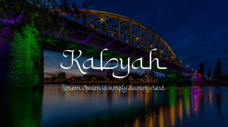 Kabyah Font