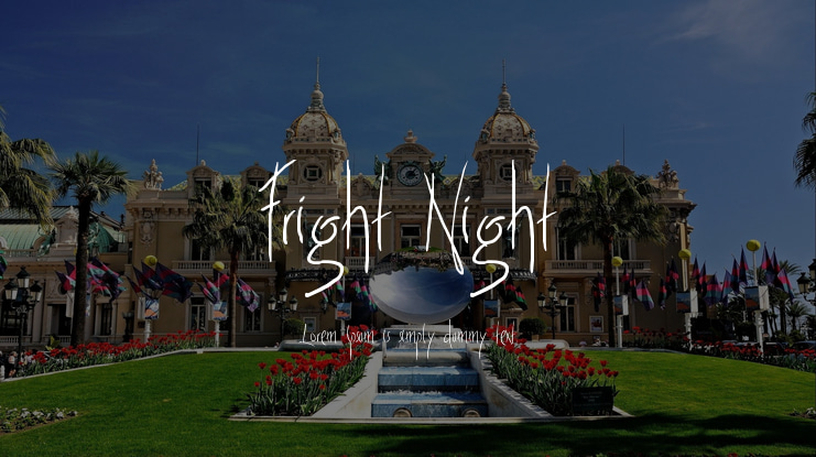 Fright Night Font
