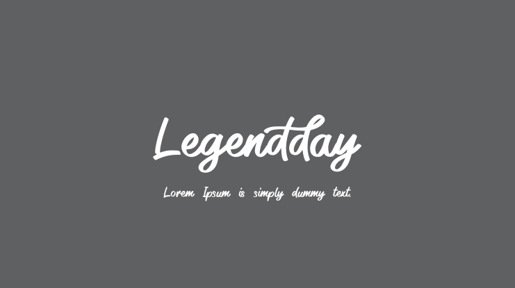 Legendday Font