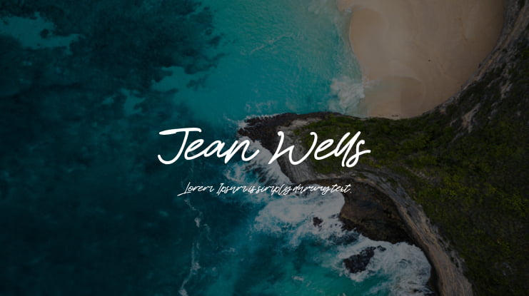 Jean Wells Font