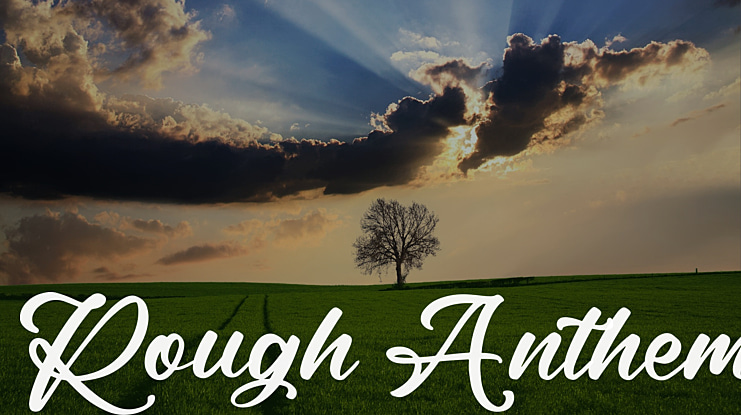 Rough Anthem Font Family
